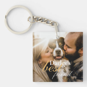 Best Friend Pet Cute Photo Family Modern Key Ring