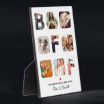 Best Friend Photo Collage Personalised BFF Photo  Plaque<br><div class="desc">Best Friend Photo Collage Personalised BFF Photo</div>