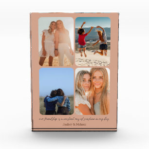 Best Friend Picture Frame, Birthday Gift For Her Photo Block