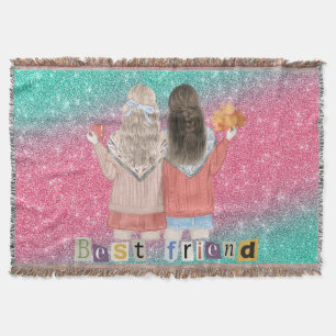 BEST FRIEND QUILT-LIKE THROW BLANKET