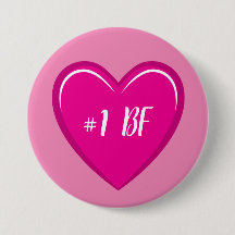 Best Friend Simple Pink Heart Graphic
