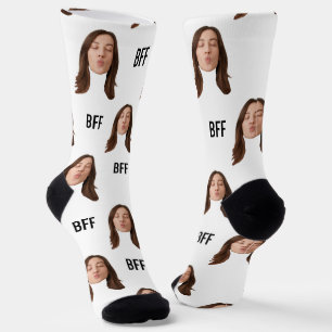 Best Friend Socks BFF Gift Socks Custom Face Socks