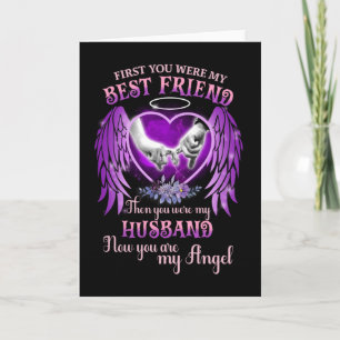 Best Friend Then You Were My Husband Memorial Gift Card