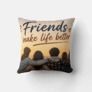Best Friend Throw Pillow