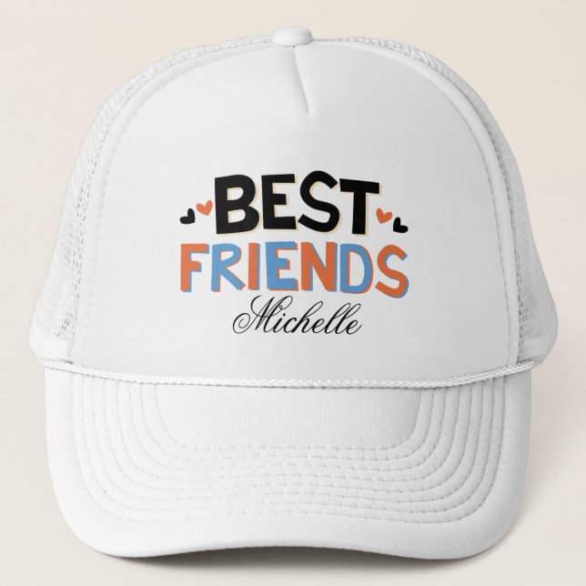 best friend trucker hat (Front)