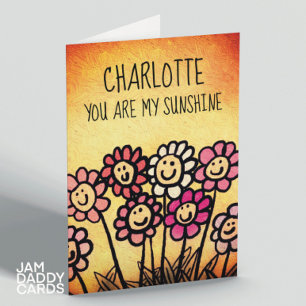 Best friend, you are my sunshine card