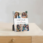 Best Friends 4 Multiple Photo & Custom calligraphy Plaque<br><div class="desc">Introducing our exclusive personalised Best Friends photo collage plaque, the ultimate way to celebrate the bonds that matter most! At Shinluxe, we've taken customisation to the next level, creating a one-of-a-kind keepsake that's sure to touch the hearts of your cherished friends. 📸 Unique Features that Make Our Plaque Irresistible: Tailored...</div>