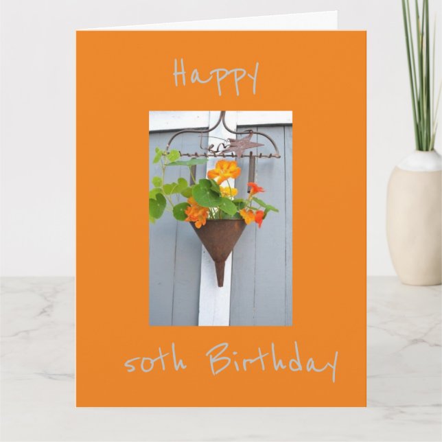 BEST FRIEND'S *50th* BIRTHDAY CARD (Front)