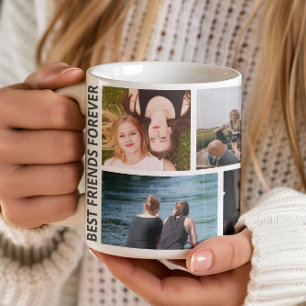 Best Friends 7 Photo Collage Coffee Mug