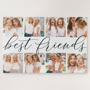 Best Friends 8 Photo Collage Jigsaw Puzzle