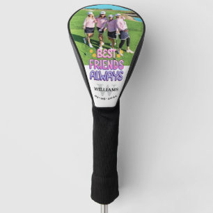 best friends always golf head cover