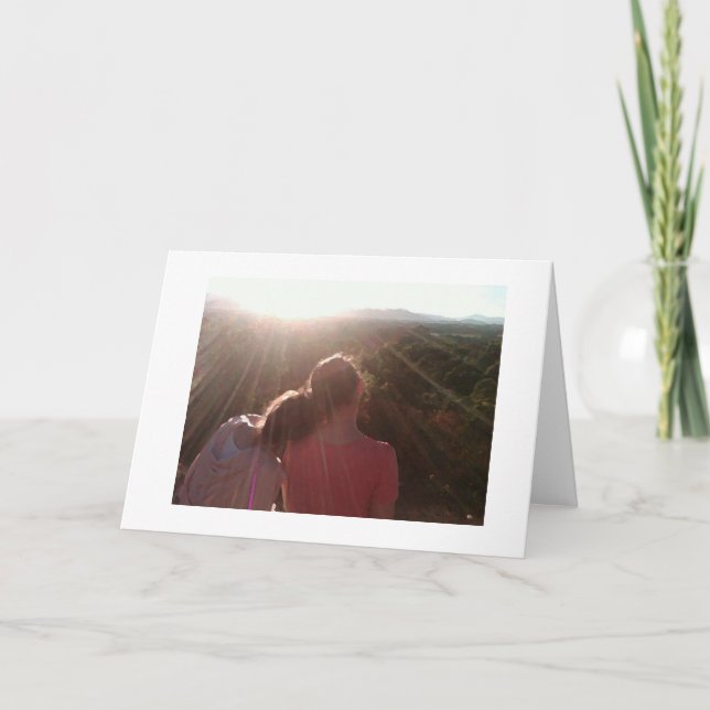 Best Friends and a Sunset Card (Front)