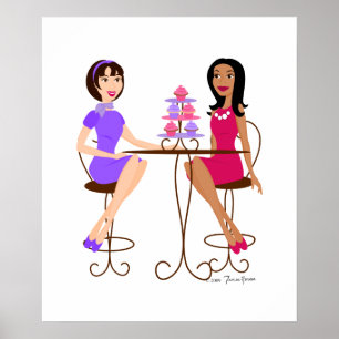 Best Friends and Cucpakes Poster