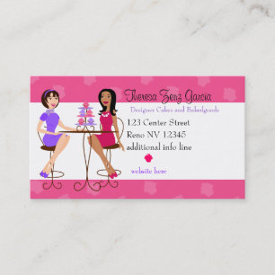 Best Friends and Cupcakes Business Card