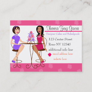 Best Friends and Cupcakes Business Card