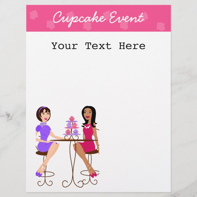 Best Friends and Cupcakes! Flyer (Front)