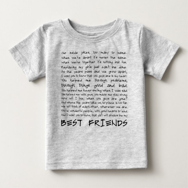 Best friends baby T-Shirt (Front)