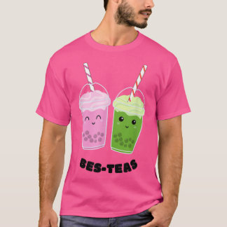 Best Friends Bes-Teas Boba Tea Cute Bubble Kawaii  T-Shirt