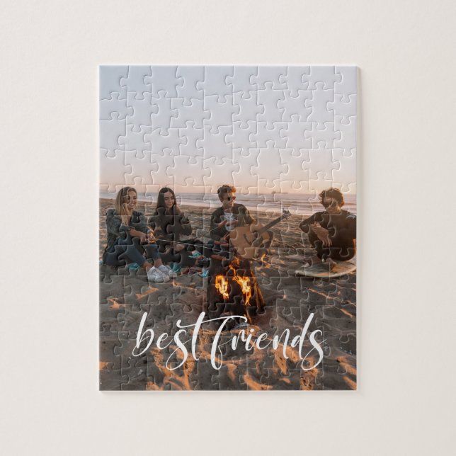 Best Friends Besties BFF Photo Keepsake Jigsaw Jigsaw Puzzle (Vertical)