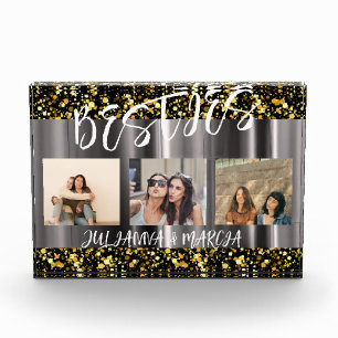  Best Friends Besties Photo Collage BFF Keepsake   Block