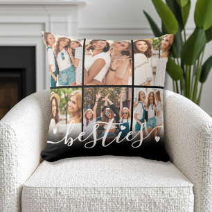 Best Friends Besties Photo Collage Cushion