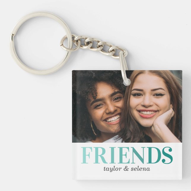 Best Friends | Besties Photo Key Ring (Front)