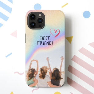 Best Friends Besties Photo Rainbow Colourful iPhone 14 Case