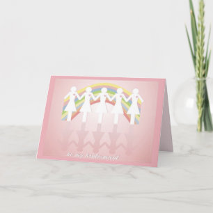Best Friends Bridesmaid Card