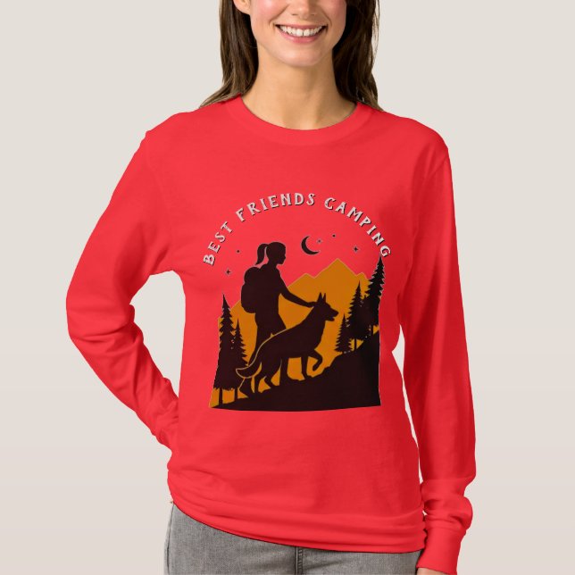 Best friends camping T-Shirt (Front)