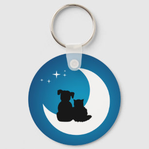 Best Friends - Cat And Dog keychain