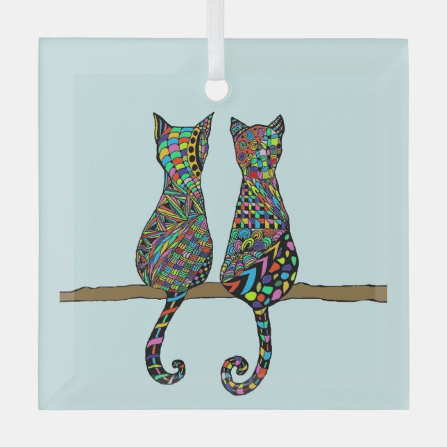 Best Friends Ceramic Ornament (Front)