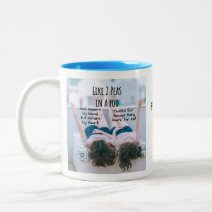 Best Friends Coffee Mug, Personalised Friends Mug
