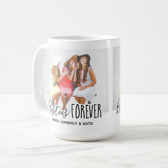 Best Friends Custom Photo Coffee Mug (Front Left)