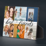 Best Friends Custom Photo Cute 6 Photo Collage  Plaque<br><div class="desc">Best Friends Custom Photo Cute 6 Photo Collage</div>