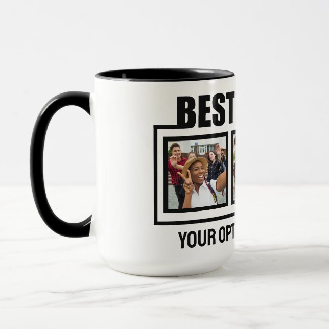 Best Friends custom photos & text Mug (Left)