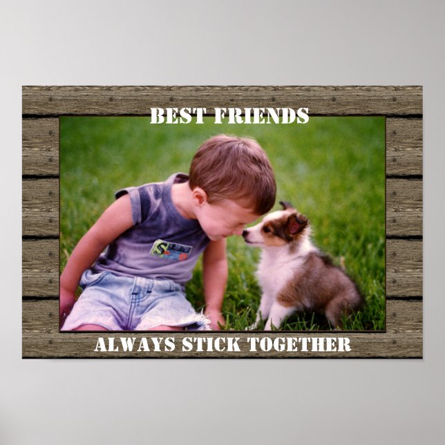 Best Friends Customisable Poster (Front)