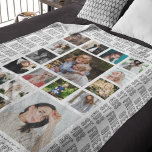 Best Friends Customised Photo Collage Fleece Blanket<br><div class="desc">This modern best friends, photo collage blanket is the perfect gift for your best friend, featuring 18 of your favourite photographs, the text BEST FRIENDS in a fun repeated script font, and then personalise with your names. Fantastic as a present for christmas, graduation, galatines, birthday or gift any other special...</div>