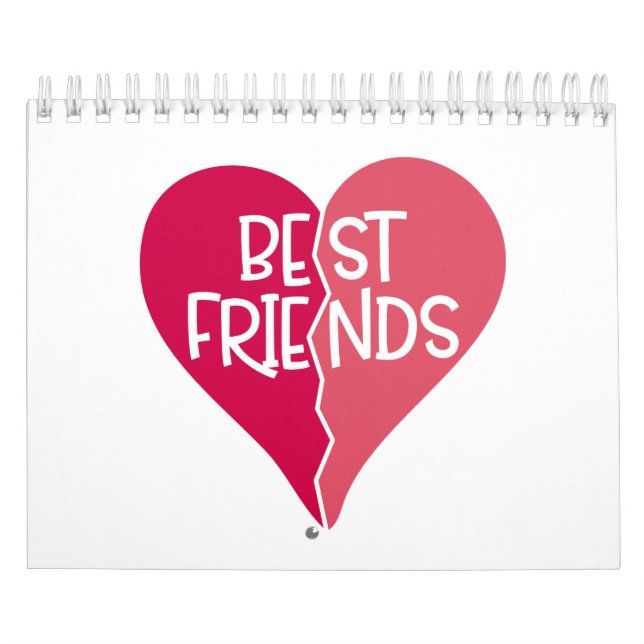 Best Friends Cute Best Friend Calendar (Cover)