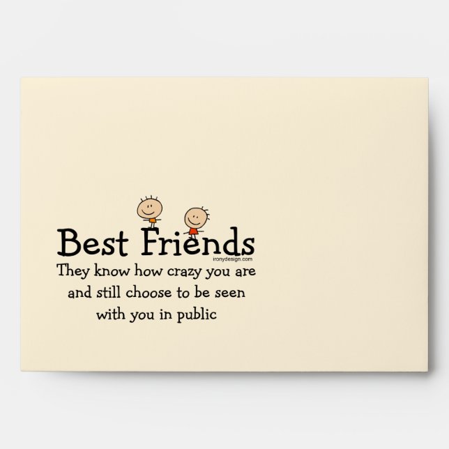 Best Friends Envelope (Front)