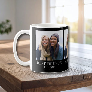 Best Friends Established Photo Coffee Mug