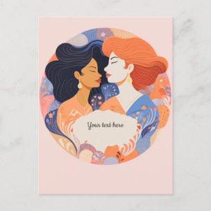 Best friends Family Ladies Postcard