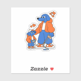 Best Friends : Father and son Blue Dog Duo ( Orang