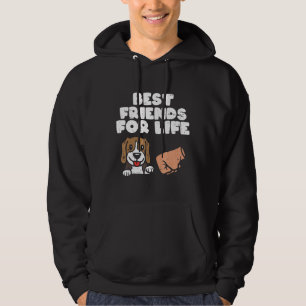 Best Friends For Life Beagle Cute Dog  Pet Owner Hoodie