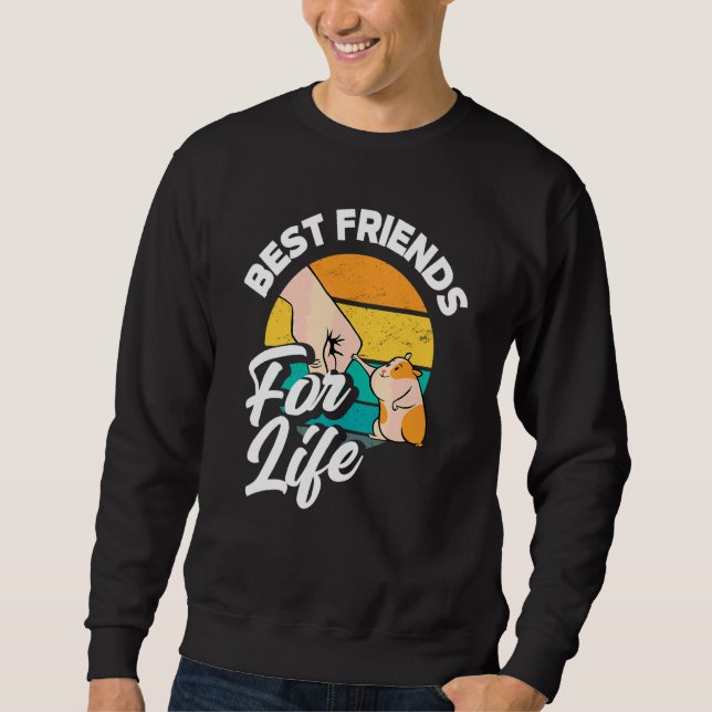 Best Friends For Life Hamster 1 Sweatshirt (Front)