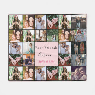 Best Friends Forever – 26 Photo Collage Blanket