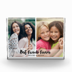 Best Friends Forever 2 Photo Collage Keepsake Block