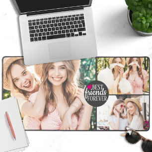 Best friends forever 3 pictures desk mat