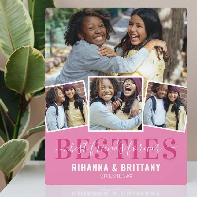 Best Friends Forever 4 Photo Plaque (Creator Uploaded)
