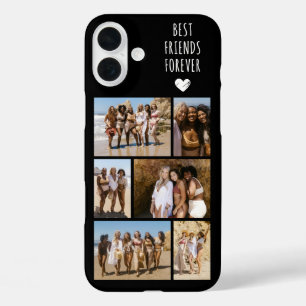Best Friends Forever 6 Photo Black iPhone 16 Plus Case