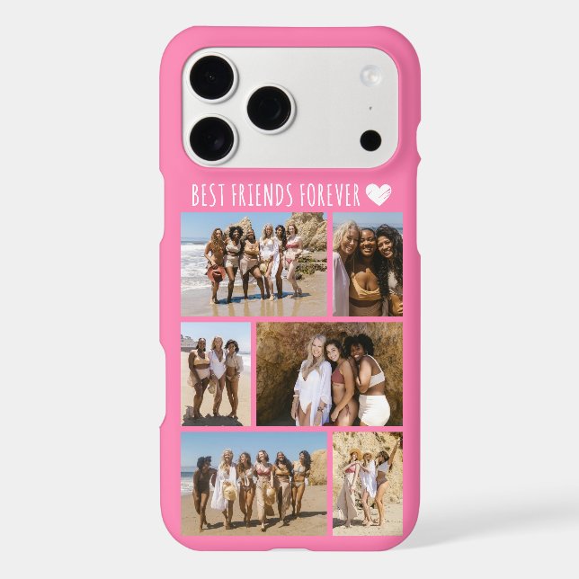 Best Friends Forever 6 Photo Pink (Back)